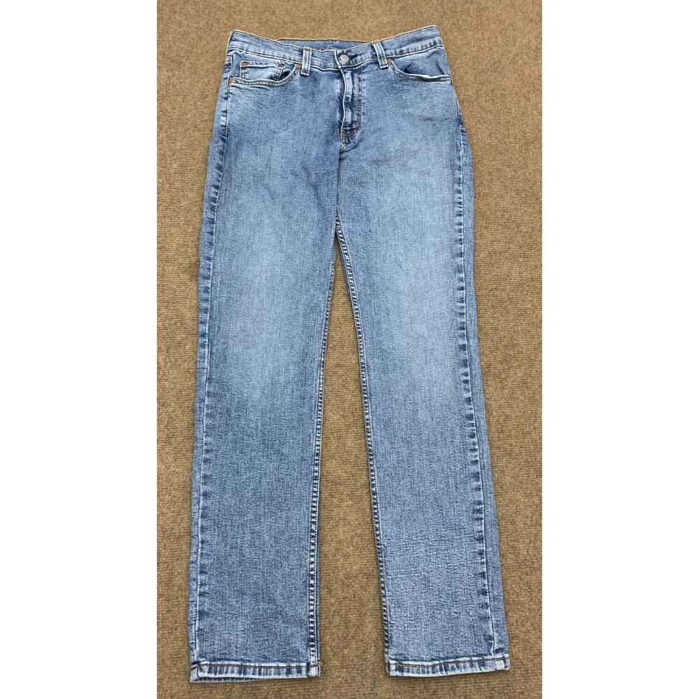 Levis 511 Jeans Mens 32x32 Slim Fit Straight Leg Pre-Washed Cowboy Y2K Denim